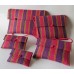 233 Kuvertväska Vävd raffia Set à 5 väskor