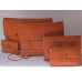 233 Kuvertväska Vävd raffia Set à 5 väskor