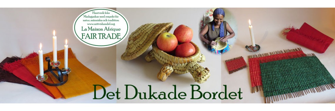 Det Dukade Bordet - La Maison Afrique FAIRTRADE