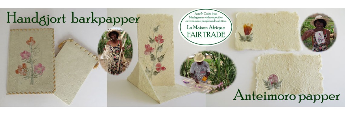 Handgjort papper - La Maison Afrique FAIR TRADE