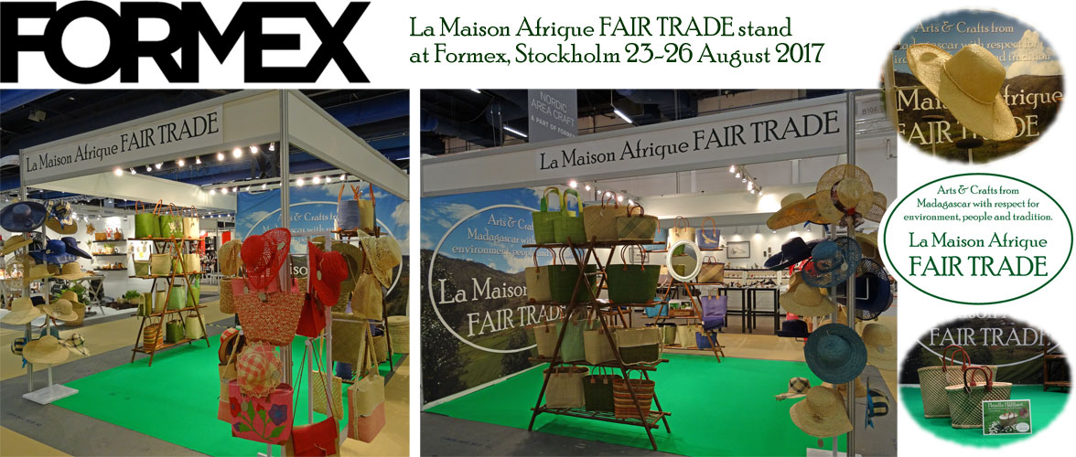 Formex exhibitor august 2017 La Maison Afrique FAIRTRADE