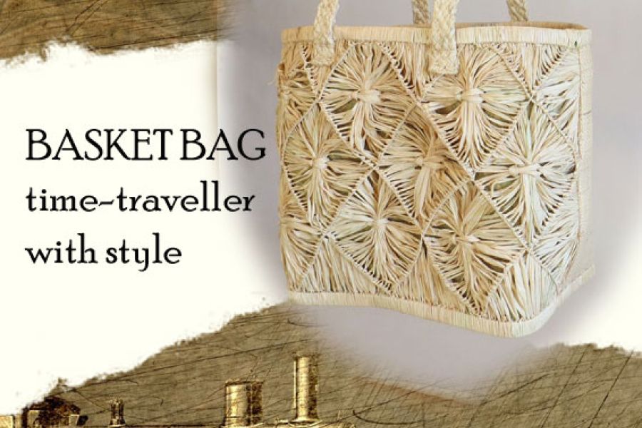 BASKET BAG - time traveller with style